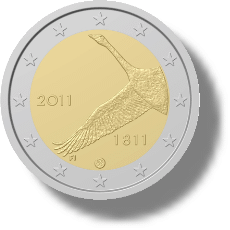 2011 Finnland Gedenkmünze - 200 Jahre finnische Nationalbank
